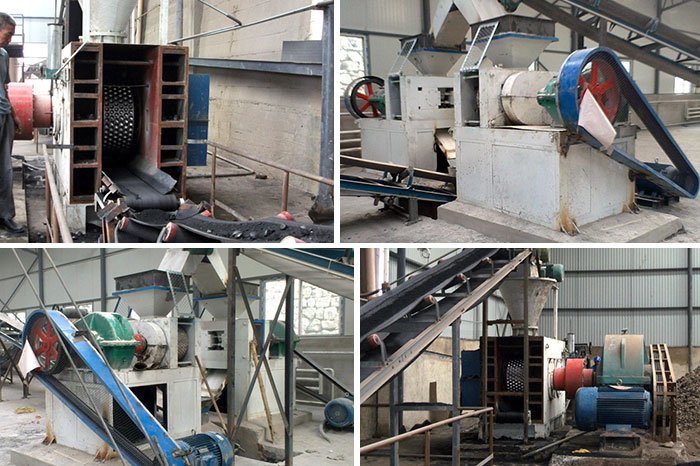 Fluorite Powder Briquette Machine Production Site Fluorite Powder Briquette Machine Production Site